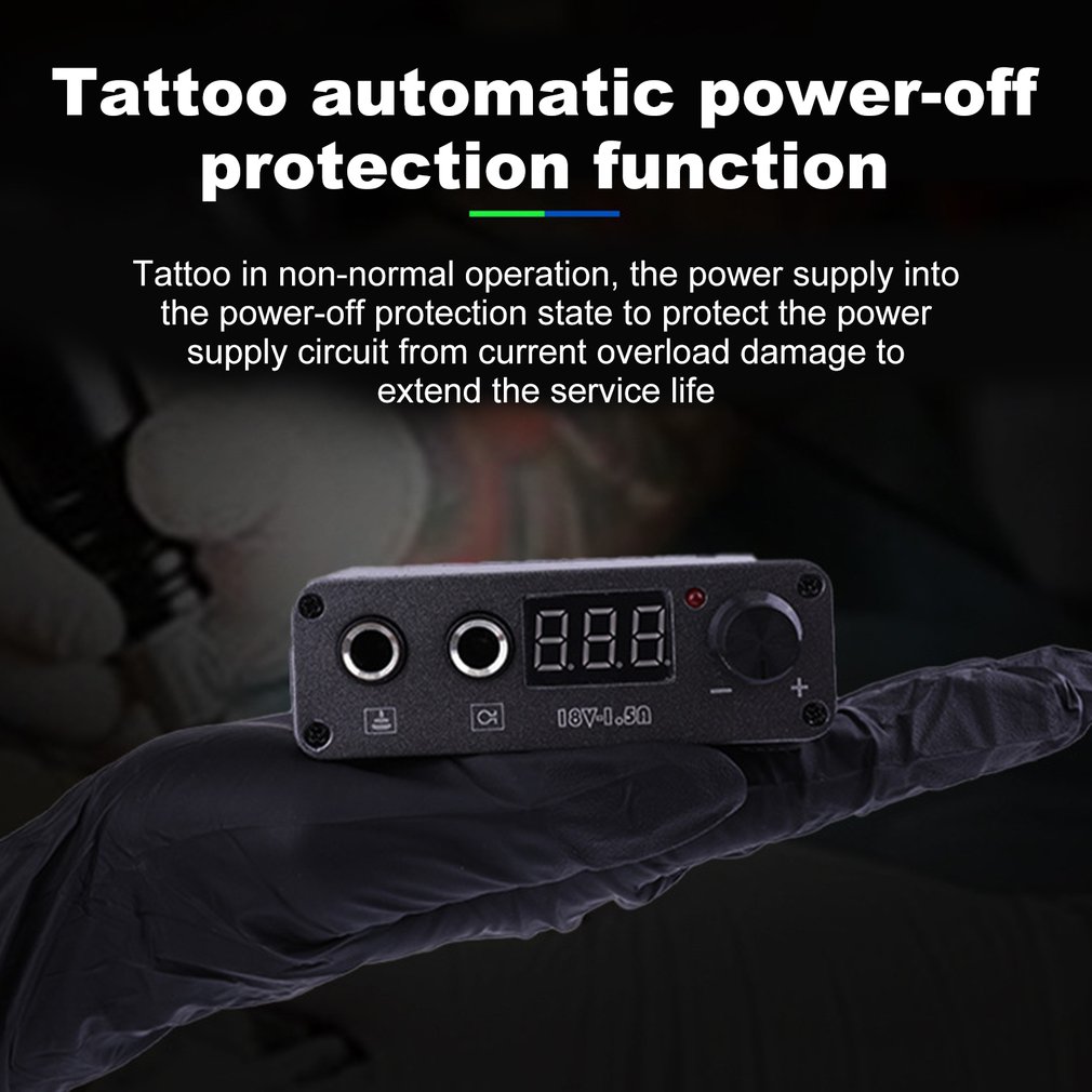 Foto 6 pulgar | Fuente De Alimentación Para Máquinas De Tatuaje Ed150  Portátil Y Ajustable - Venta Internacional.