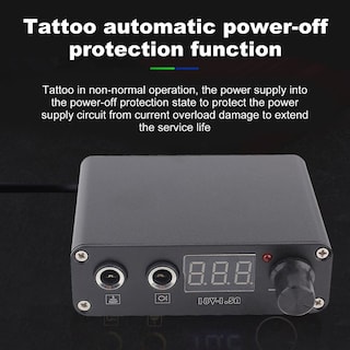 Foto 4 | Fuente De Alimentación Para Máquinas De Tatuaje Ed150 Portátil Y Ajustable - Venta Internacional.