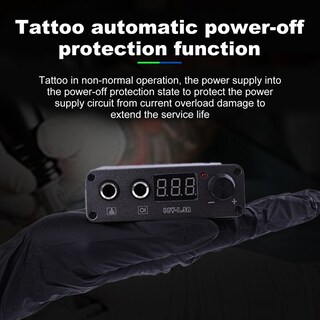 Foto 5 | Fuente De Alimentación Para Máquinas De Tatuaje Ed150 Portátil Y Ajustable - Venta Internacional.