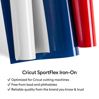 Foto 6 | Vinilo Termoadhesivo Cricut Sportflex Rojo 1 5 M - Venta Internacional.