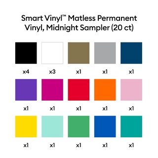 Foto 2 | Vinyl Cricut Smart Vinyl Alfombra Permanente Sin Tapete 20 Hojas 33 X 30 5 Cm - Venta Internacional.
