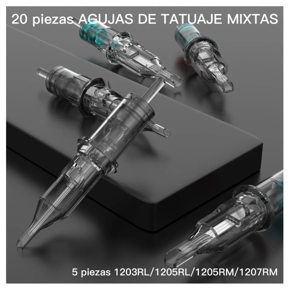 Foto 4 | Kit Máquina Inalámbrica Para Tatuar Rotativa 10000 Rpm Recargable Profesional Lab.g  Naranja