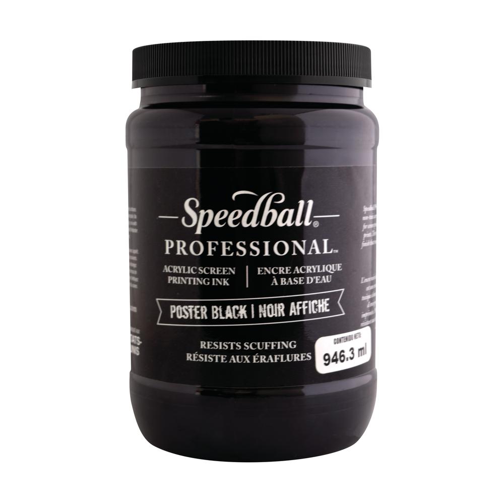 Foto 1 | Tinta Impresión Profesional Poster Black 946.3 Ml Speedball