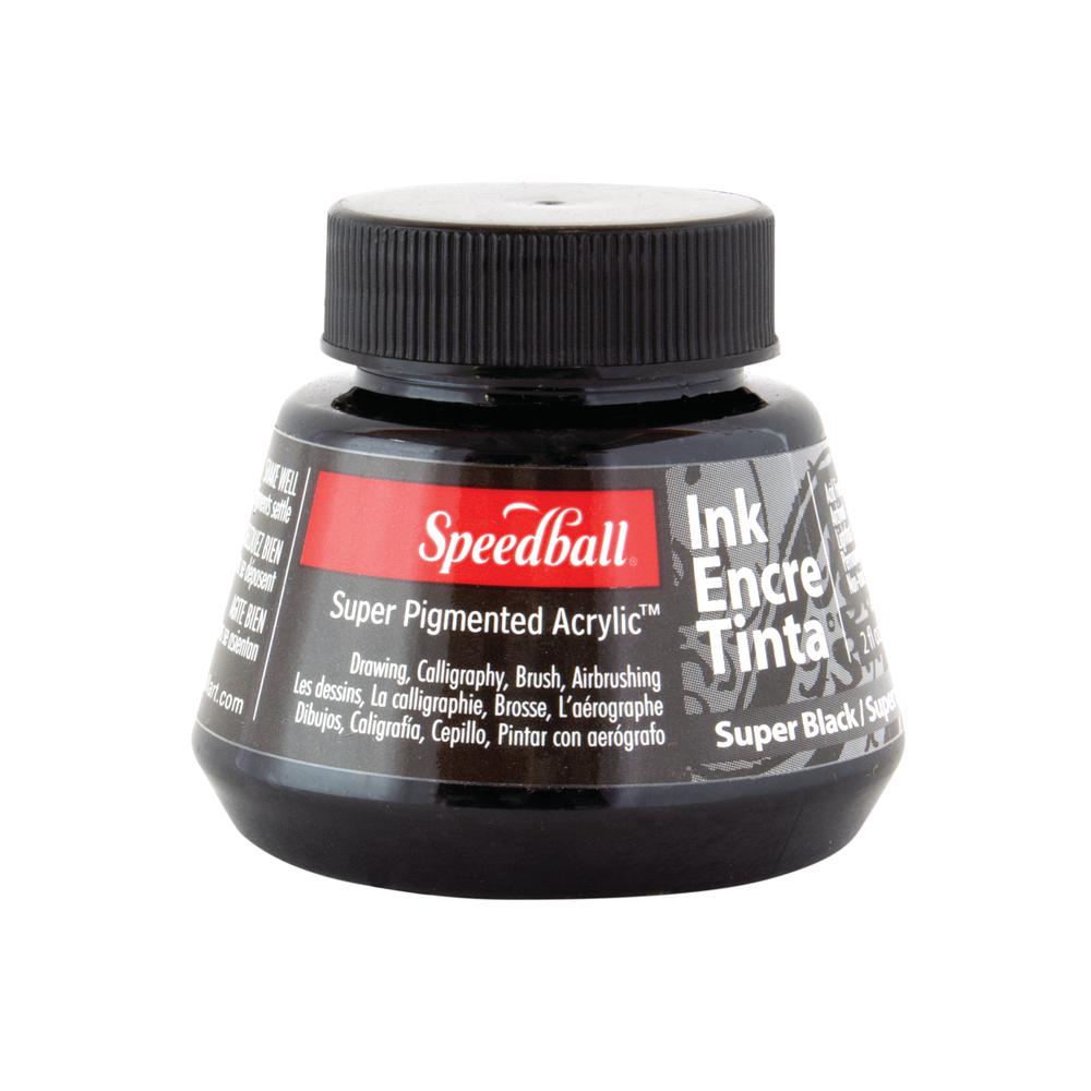 Tinta Para Caligrafía Black 59.2ml Speedball