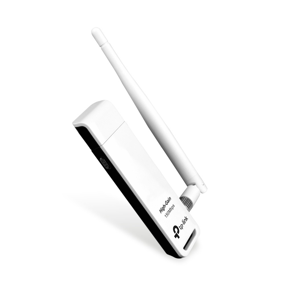 Adaptador Tp-link Tlwn722n color Blanco Inalámbrico 4 dbi USB 2.0 2.4 GHz