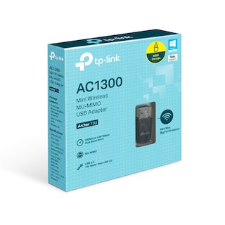 Foto 2 | Adaptador Usb Inalámbrico Archer T3u Tp-link Ac1300 Negro