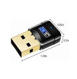 Foto 3 | Antena Adaptador Wifi 600 Mbps Usb Inalámbrico Eo Safe Imports Esi-329 Negro