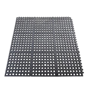 Foto 1 | Tapete Antifatiga Antiderrapante 93x93cm Negro