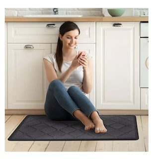 Foto 4 | Tapete Anti Fatiga para Oficina/Cocina/Descanso 44*70 Cm Negro