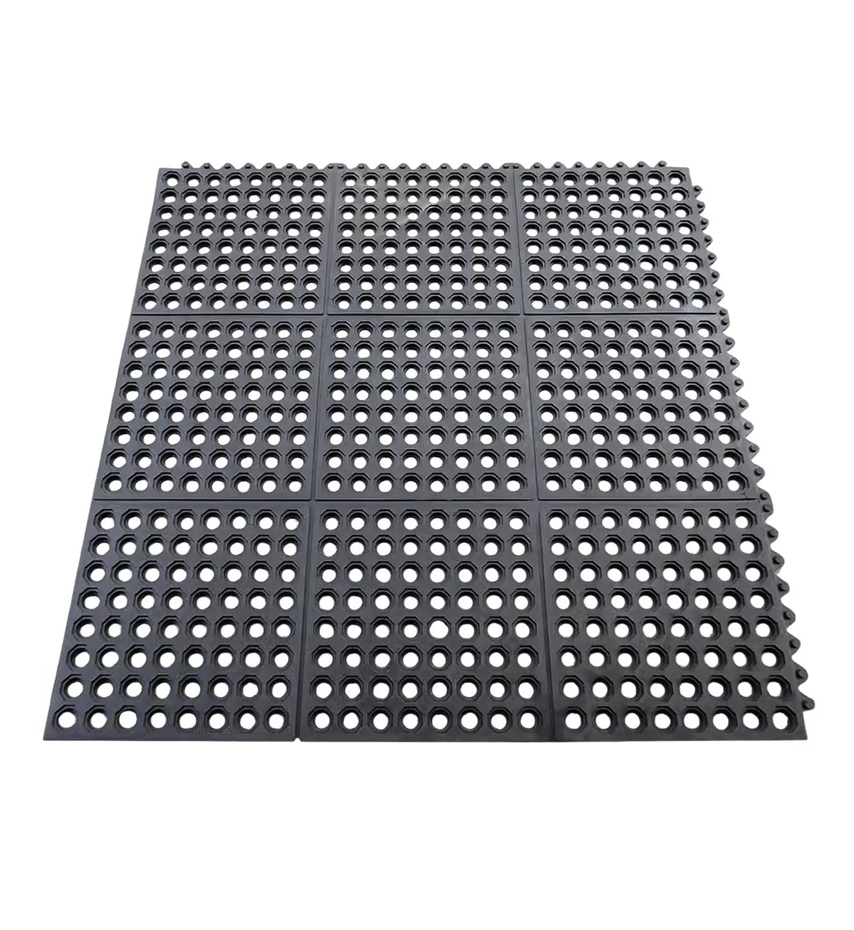 Tapete Antifatiga Belug Antiderrapante Negro 93 x 93 cm $612