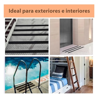 Foto 4 | Cinta Antiderrapante 40m Eo Safe Imports Esi-19263 Negra 4 Piezas