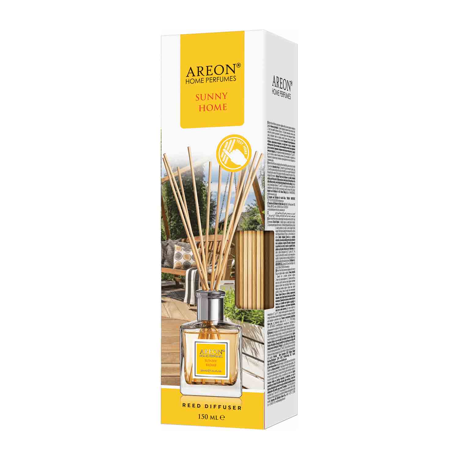 Foto 2 pulgar | Ambientador Difusor de Varillas Areon 150ml Aroma Sunny Hom
