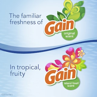 Foto 2 | Ambientador Para Coche Febreze Gain Original/island Fresh, 4 Unidades - Venta Internacional.