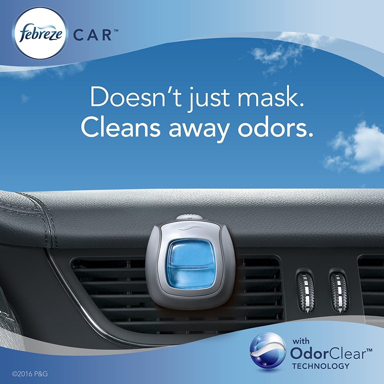 Foto 4 pulgar | Ambientador Para Coche Febreze Gain Original/island Fresh, 4 Unidades - Venta Internacional.