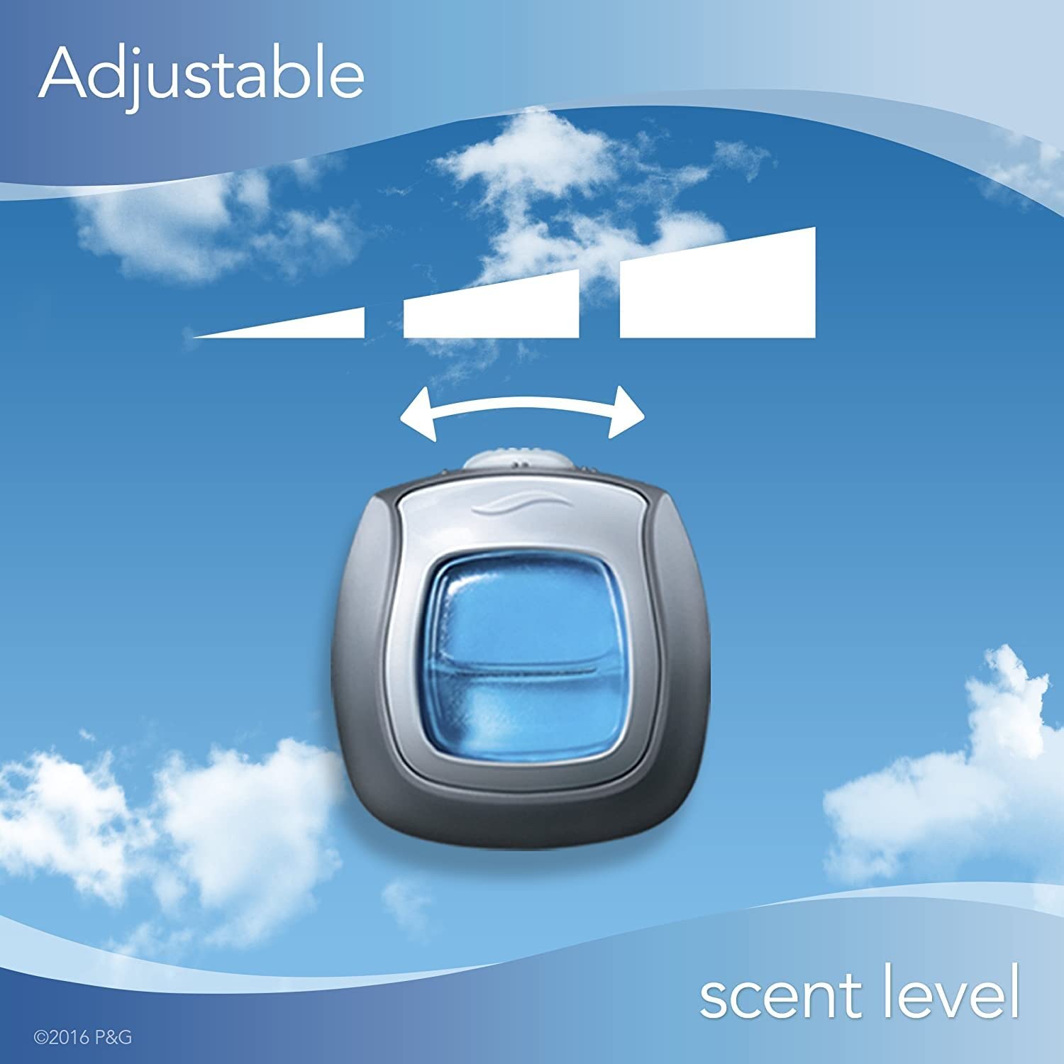Foto 5 pulgar | Ambientador Para Coche Febreze Gain Original/island Fresh, 4 Unidades - Venta Internacional.