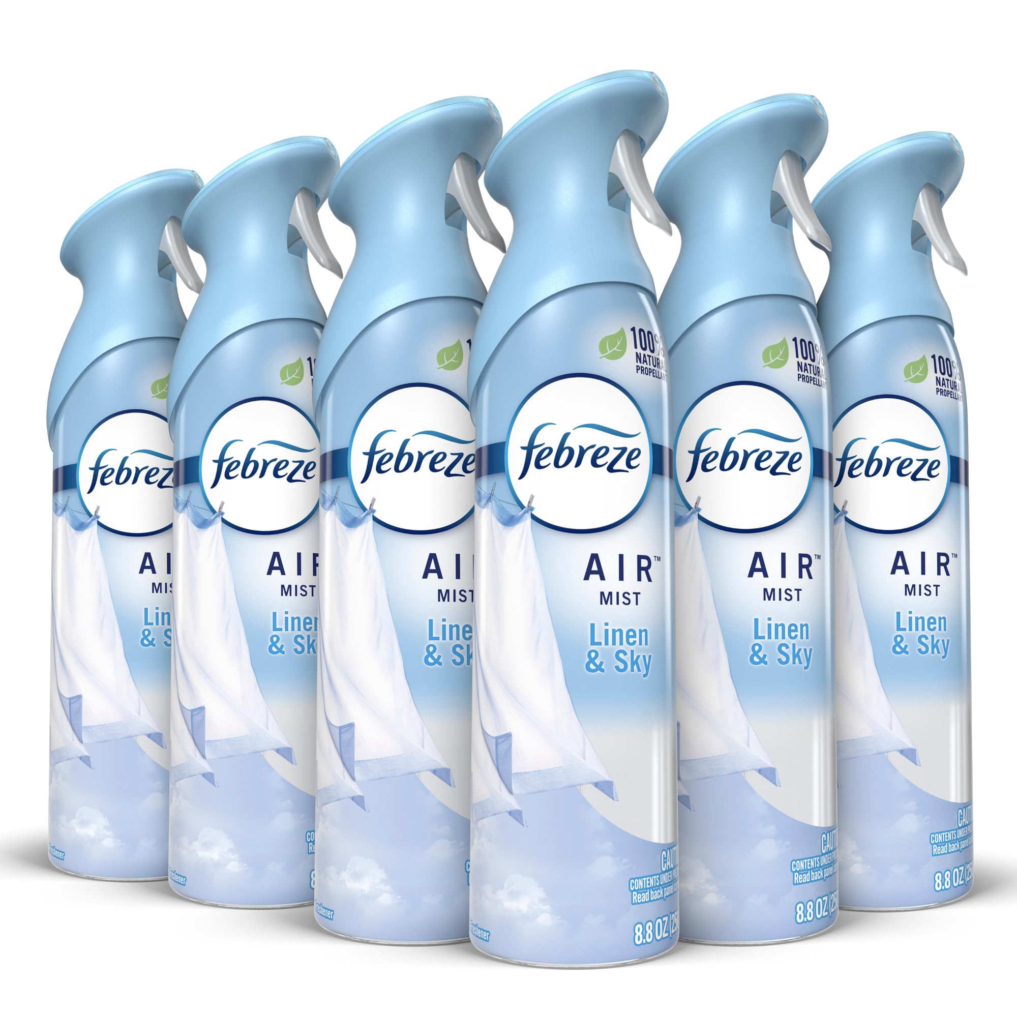 Foto 2 pulgar | Aerosol Ambientador Febreze Air Mist Linen & Sky Scent 250 Ml - Venta Internacional.