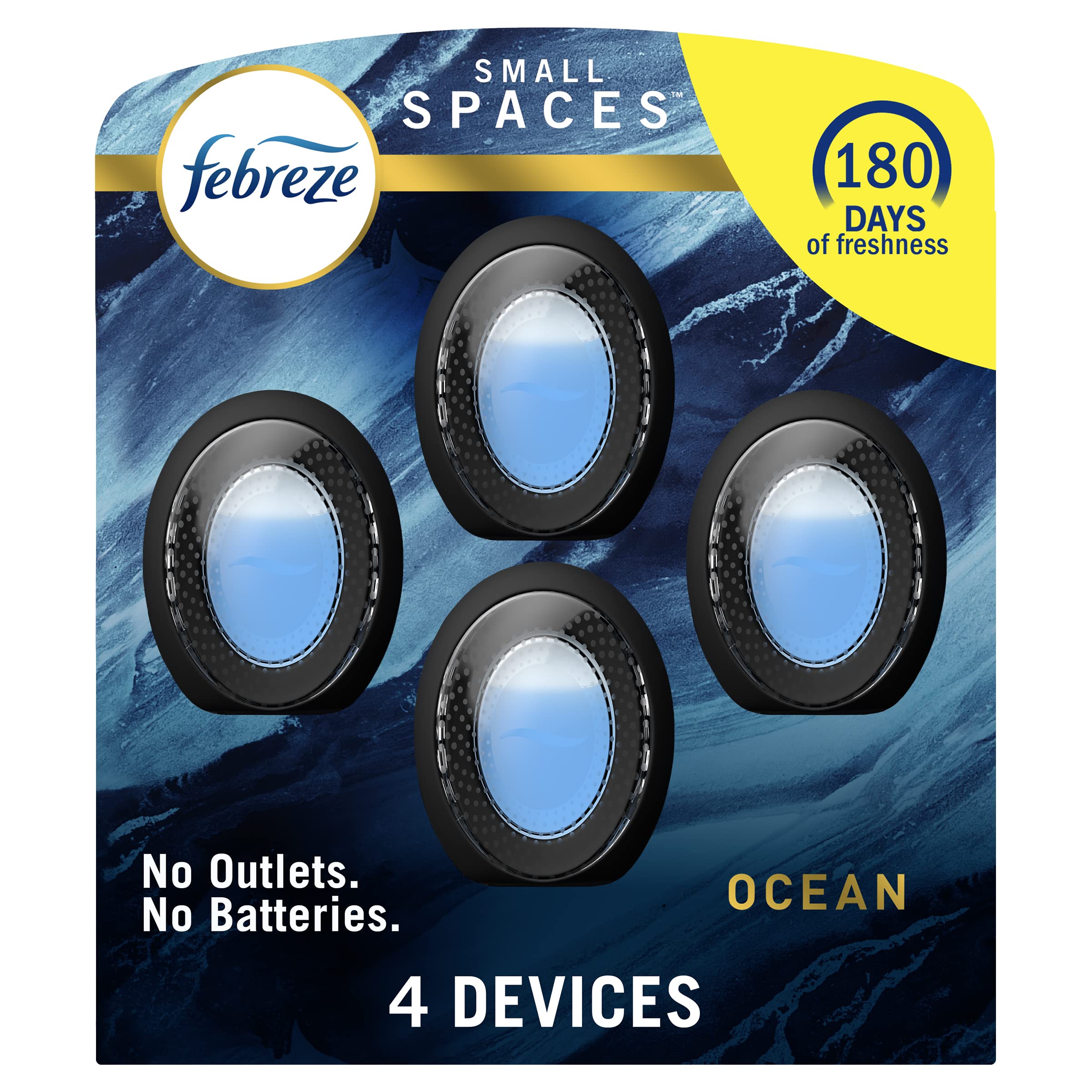 Foto 2 pulgar | Ambientador Febreze Ocean de 4 Piezas-Venta Internacional
