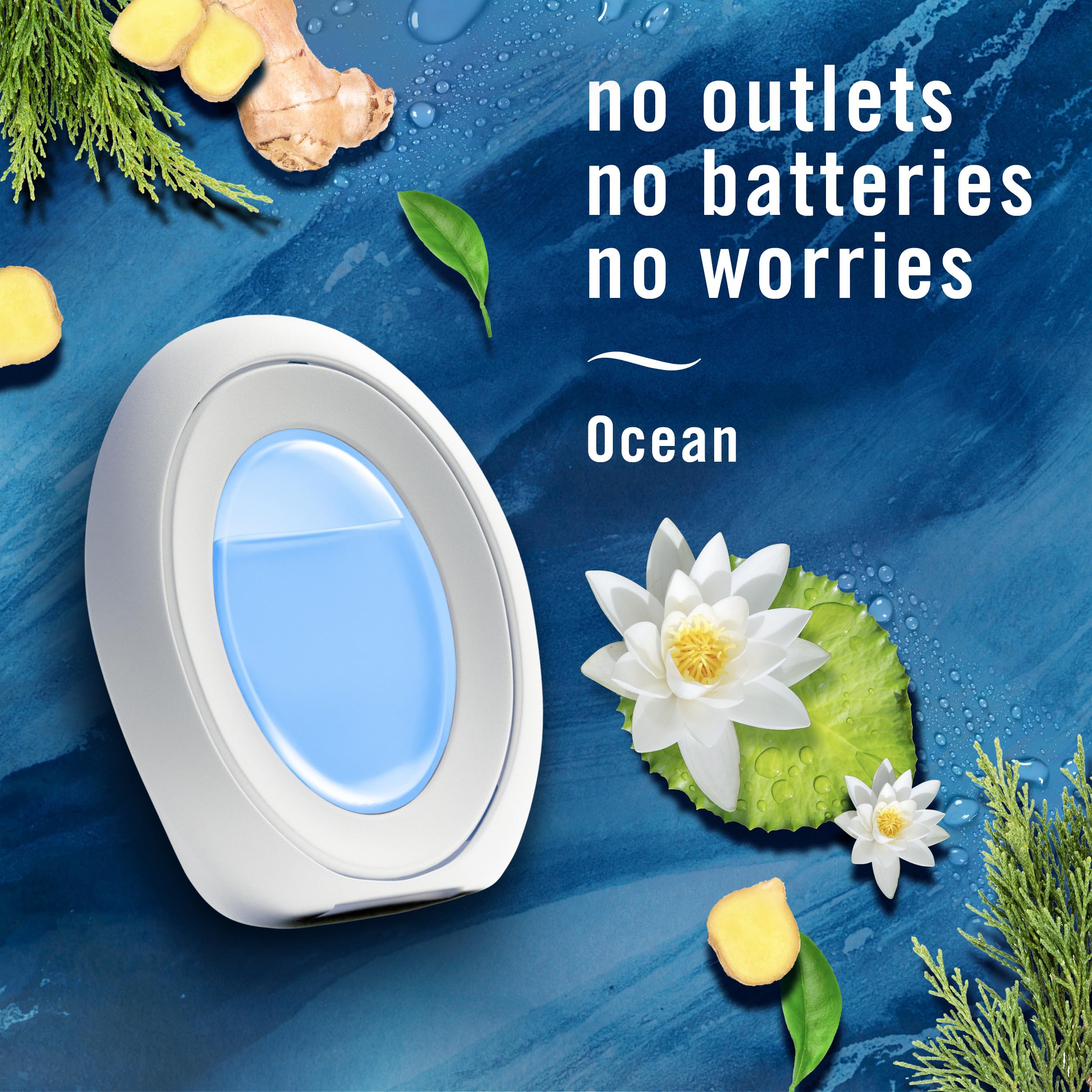 Foto 5 pulgar | Ambientador Febreze Ocean de 4 Piezas-Venta Internacional