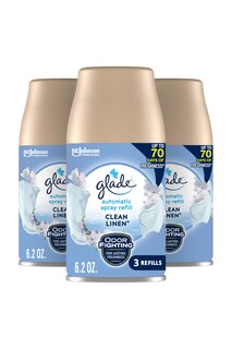 Foto 1 | Aromatizador Glade Clean Linen de 3 Piezas-Venta Internacional