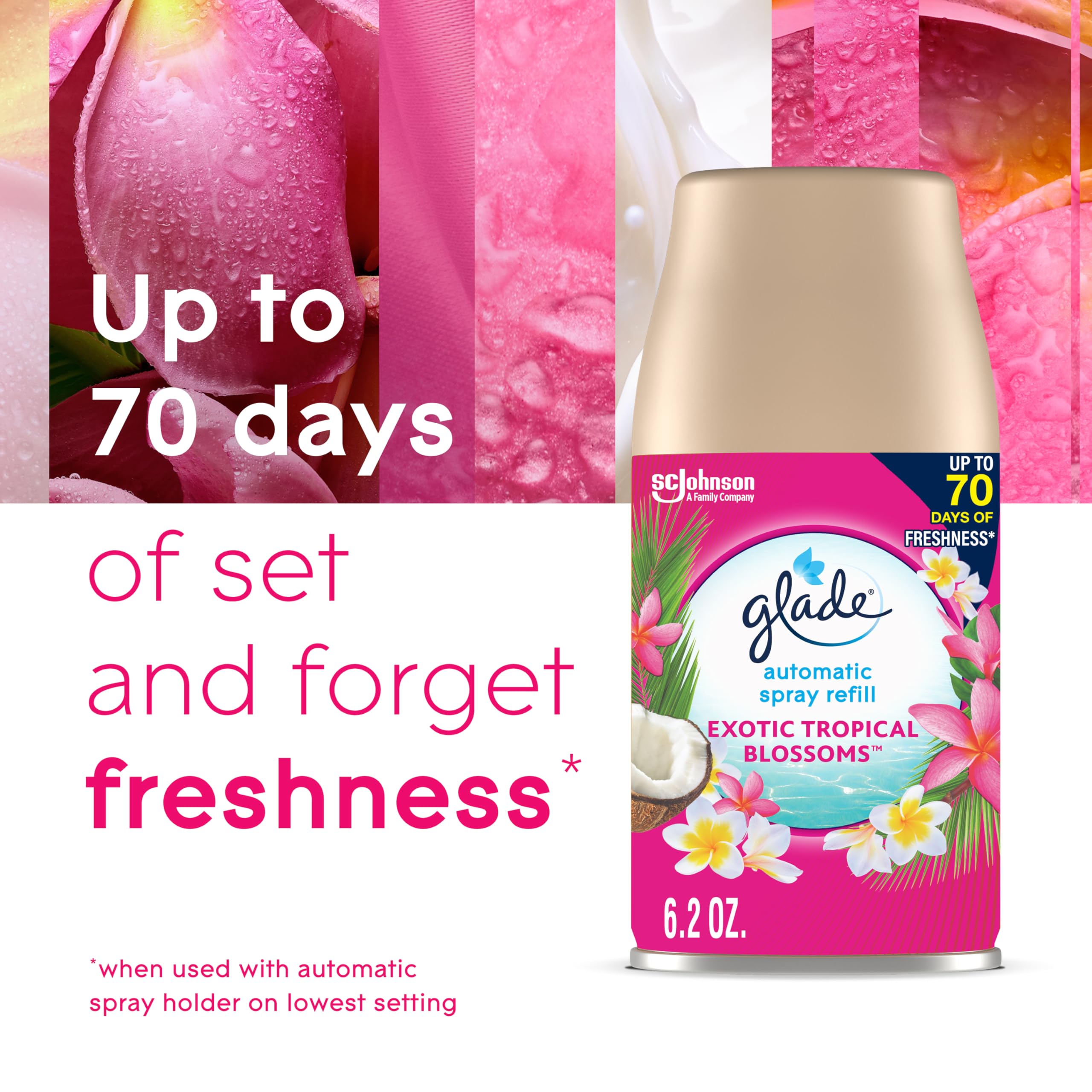 Foto 6 pulgar | Aromatizador Glade Exotic Tropical Blossoms de 3 Piezas-Venta Internacional