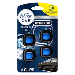 Foto 1 | Ambientador De Coche Febreze Platinum Con Aroma A Hielo Con Clip De Ventilación X4 - Venta Internacional.