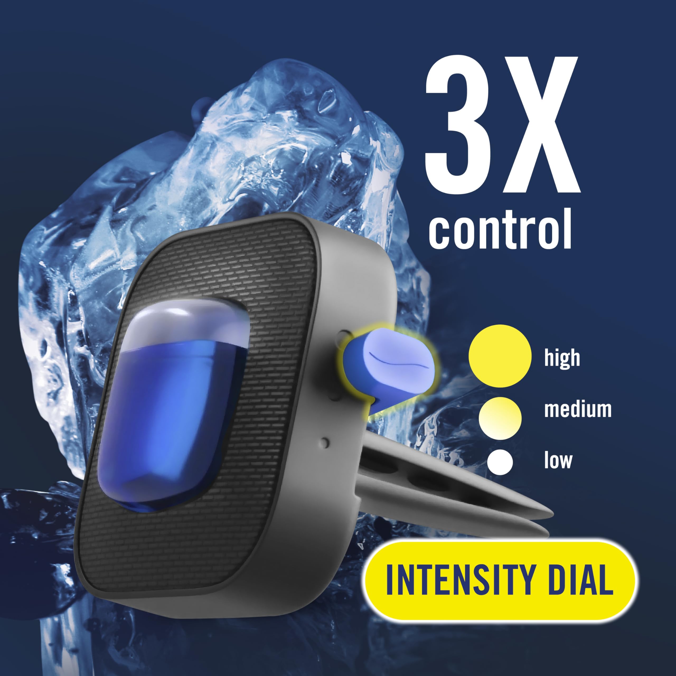 Foto 4 pulgar | Ambientador De Coche Febreze Platinum Con Aroma A Hielo Con Clip De Ventilación X4 - Venta Internacional.