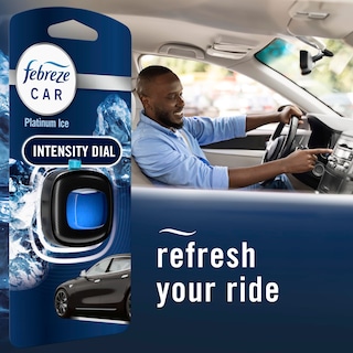 Foto 6 | Ambientador De Coche Febreze Platinum Con Aroma A Hielo Con Clip De Ventilación X4 - Venta Internacional.
