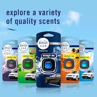 Foto 7 | Ambientador De Coche Febreze Platinum Con Aroma A Hielo Con Clip De Ventilación X4 - Venta Internacional.