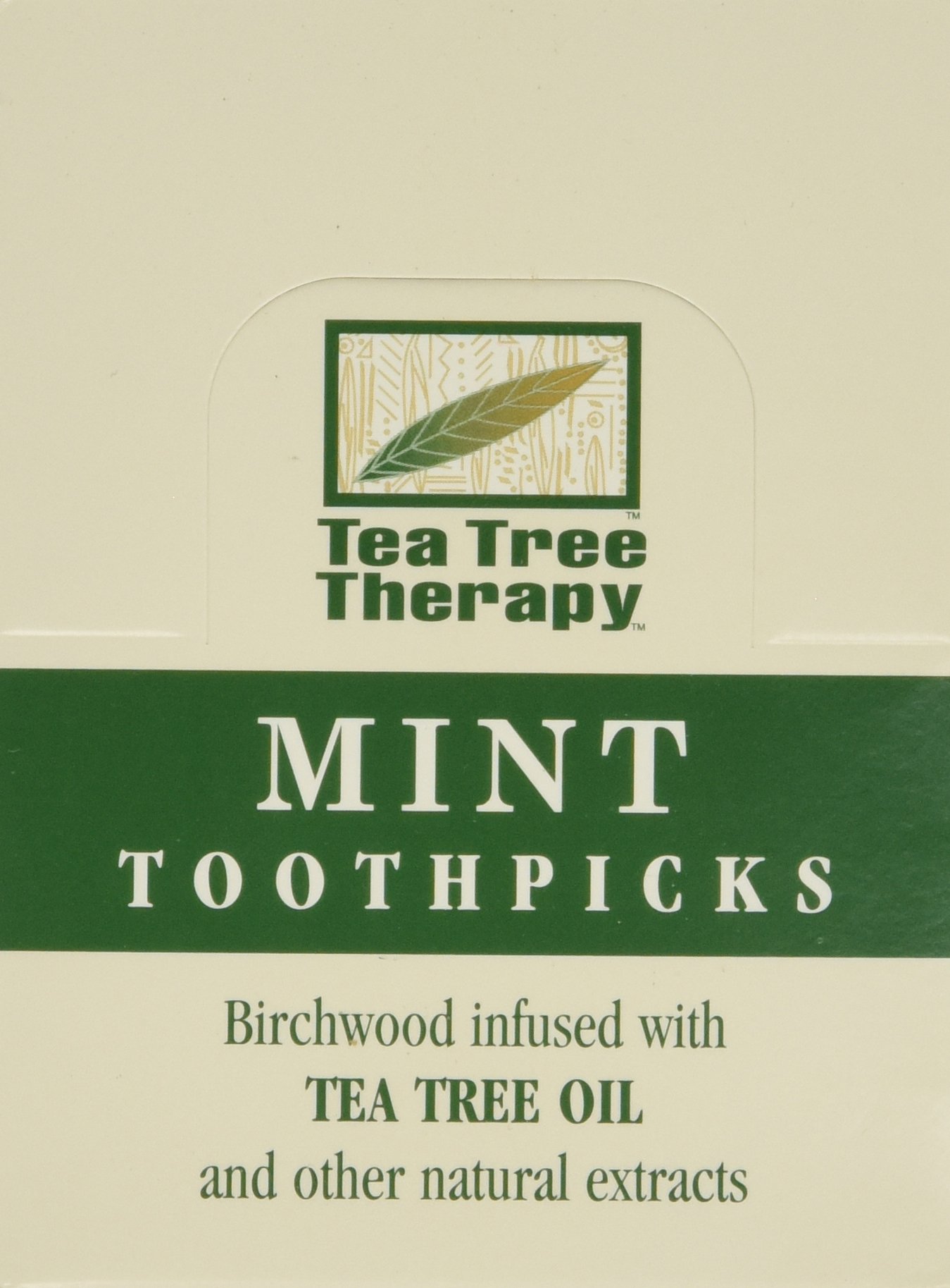Foto 3 pulgar | Palillos De Dientes Tea Tree Therapy Mint Tree Tree Tree, 100 Unidades - Venta Internacional.
