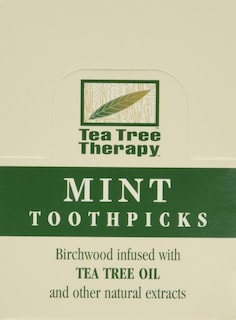 Foto 2 | Palillos De Dientes Tea Tree Therapy Mint Tree Tree Tree, 100 Unidades - Venta Internacional.