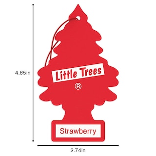 Foto 6 | Ambientador Little Trees Para Colgar En Coche, Aroma A Fresa, 24 Unidades - Venta Internacional.