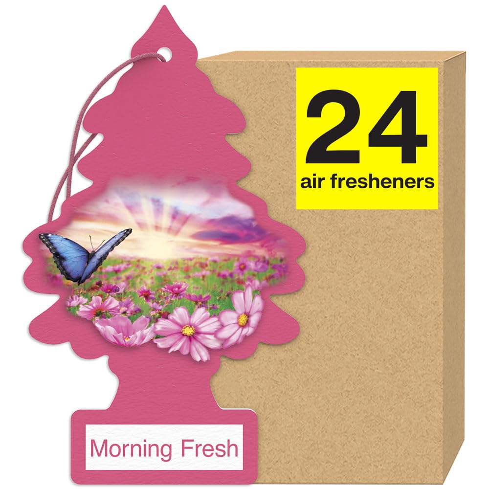 Ambientador Little Trees Para Colgar En Coche Morning Fresh, 24 Unidades - Venta Internacional. $585