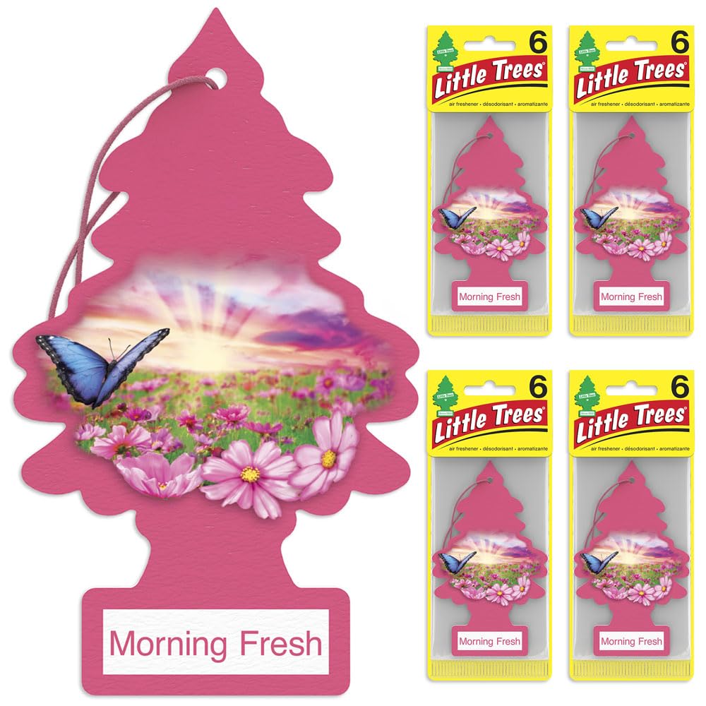 Foto 3 pulgar | Ambientador Little Trees Para Colgar En Coche Morning Fresh, 24 Unidades - Venta Internacional.
