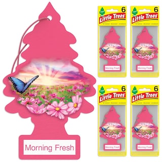 Foto 2 | Ambientador Little Trees Para Colgar En Coche Morning Fresh, 24 Unidades - Venta Internacional.