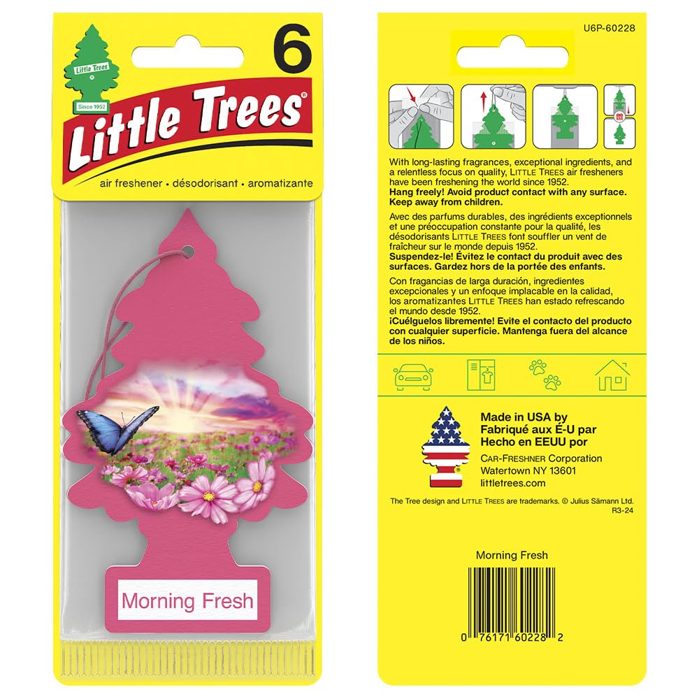 Foto 4 pulgar | Ambientador Little Trees Para Colgar En Coche Morning Fresh, 24 Unidades - Venta Internacional.