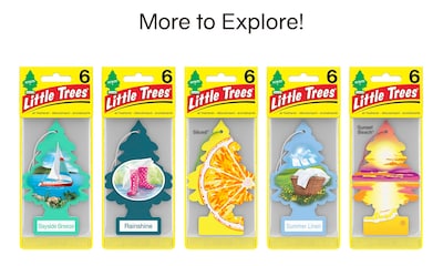 Foto 7 | Ambientador Little Trees Para Colgar En Coche Morning Fresh, 24 Unidades - Venta Internacional.