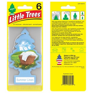Foto 3 | Ambientador Little Trees Para Colgar En El Coche, Ropa De Cama De Verano, 24 Unidades - Venta Internacional.