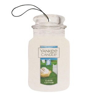 Foto 2 | Ambientador Para Coche Yankee Candle Clean, Algodón, Paquete De 6 - Venta Internacional.