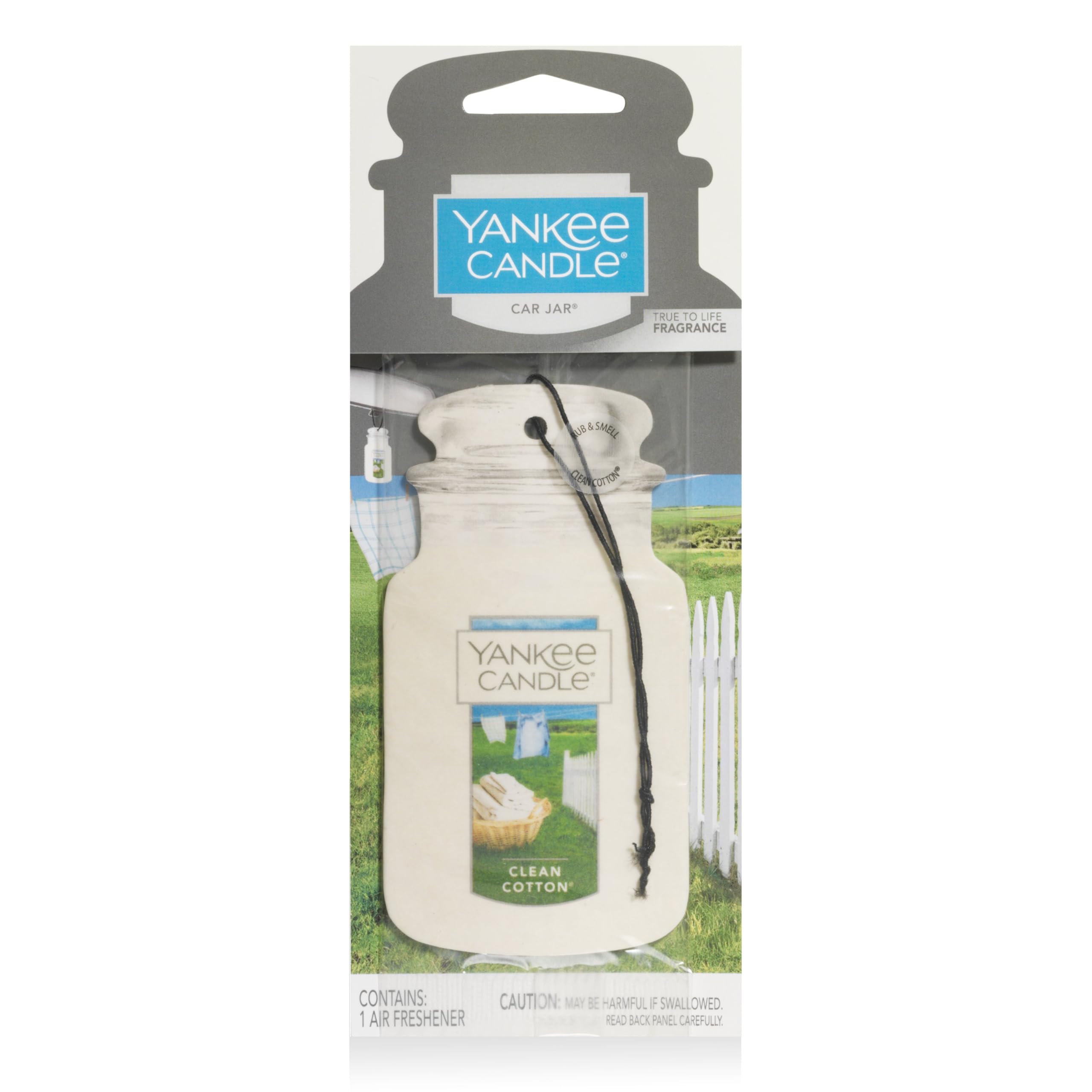 Foto 5 pulgar | Ambientador Para Coche Yankee Candle Clean, Algodón, Paquete De 6 - Venta Internacional.
