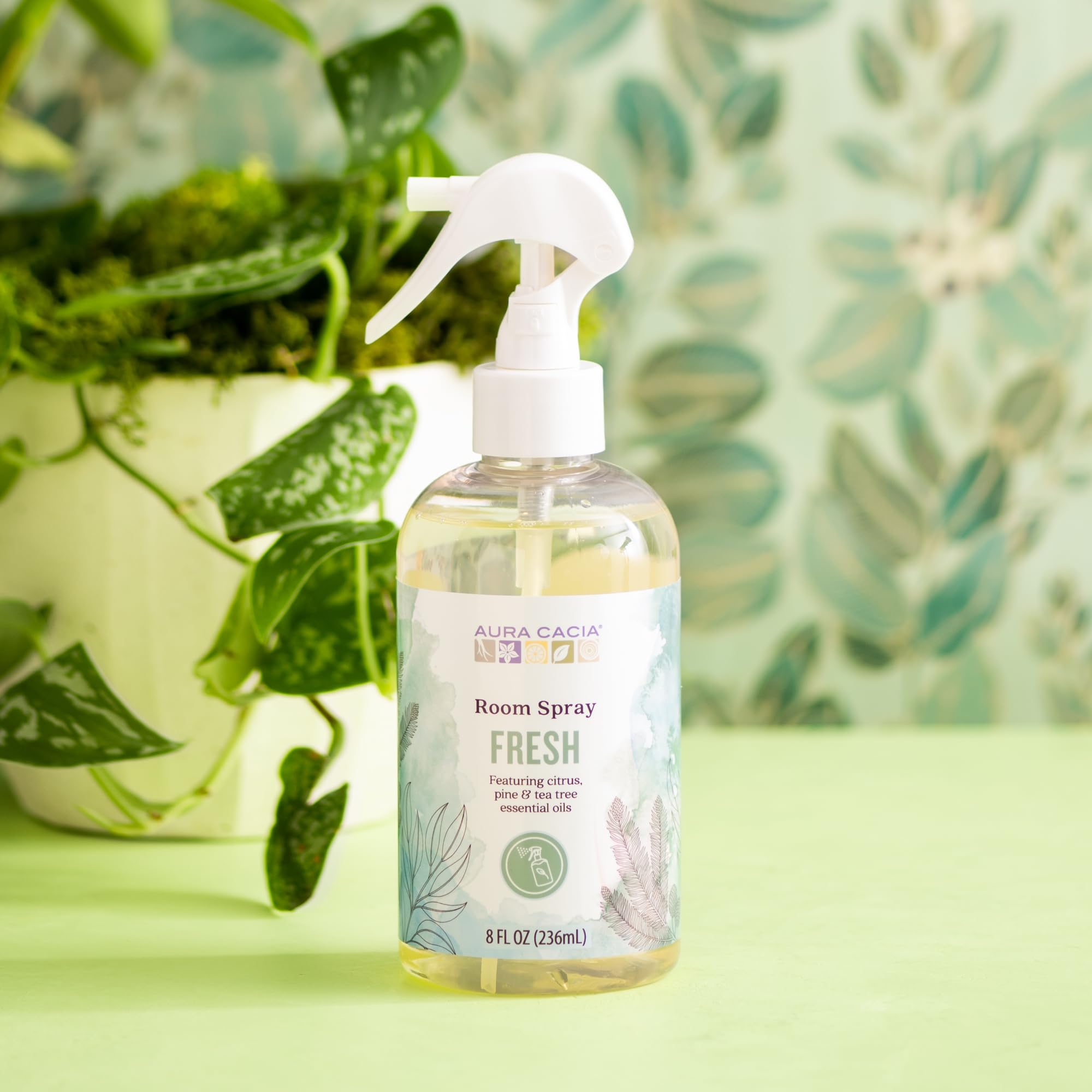 Foto 5 | Spray De Habitación Aura Cacia Fresh 237 Ml, Aroma Ligero - Venta Internacional.