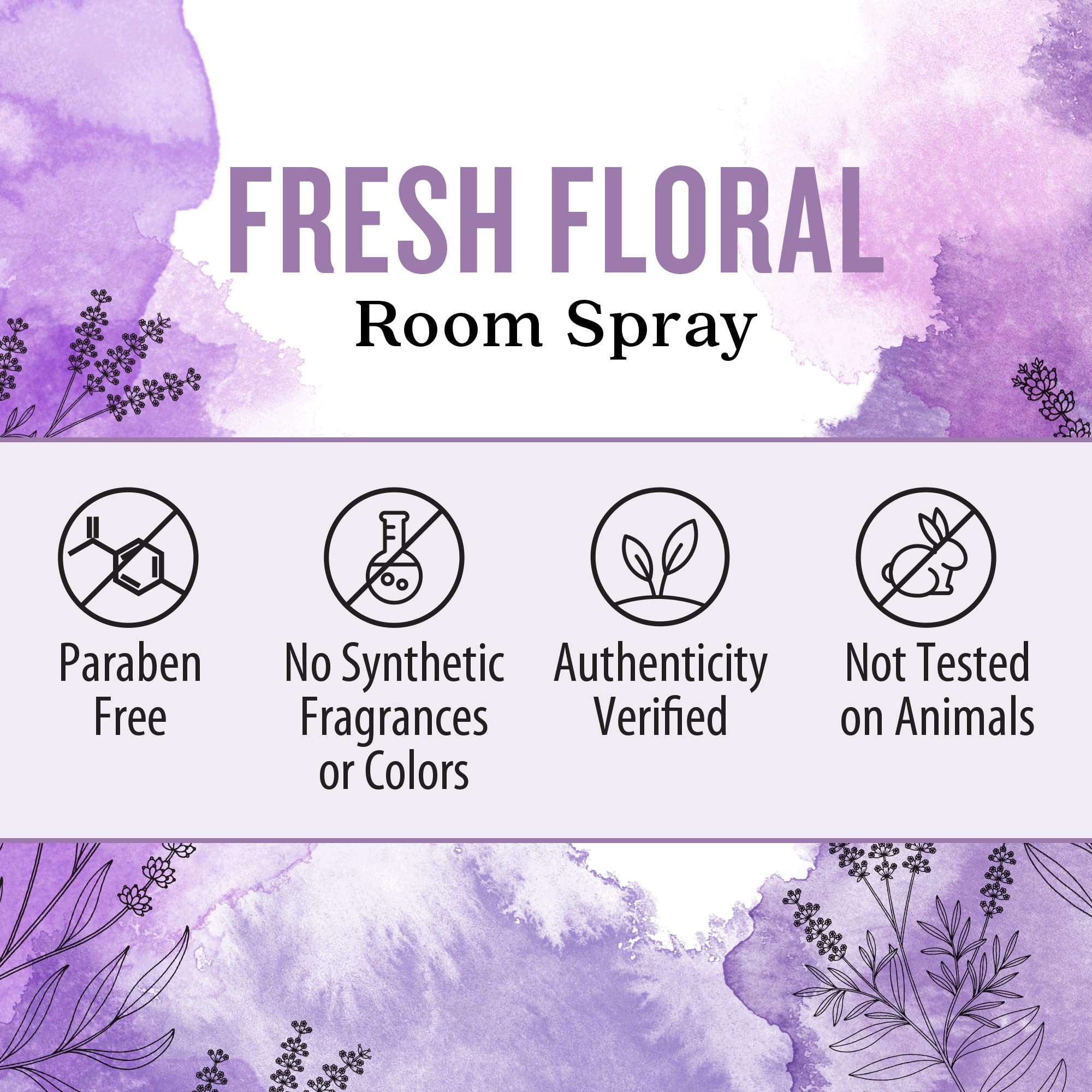 Foto 6 | Spray De Habitación Aura Cacia Fresh Floral, 240 Ml, Aroma Ligero - Venta Internacional.