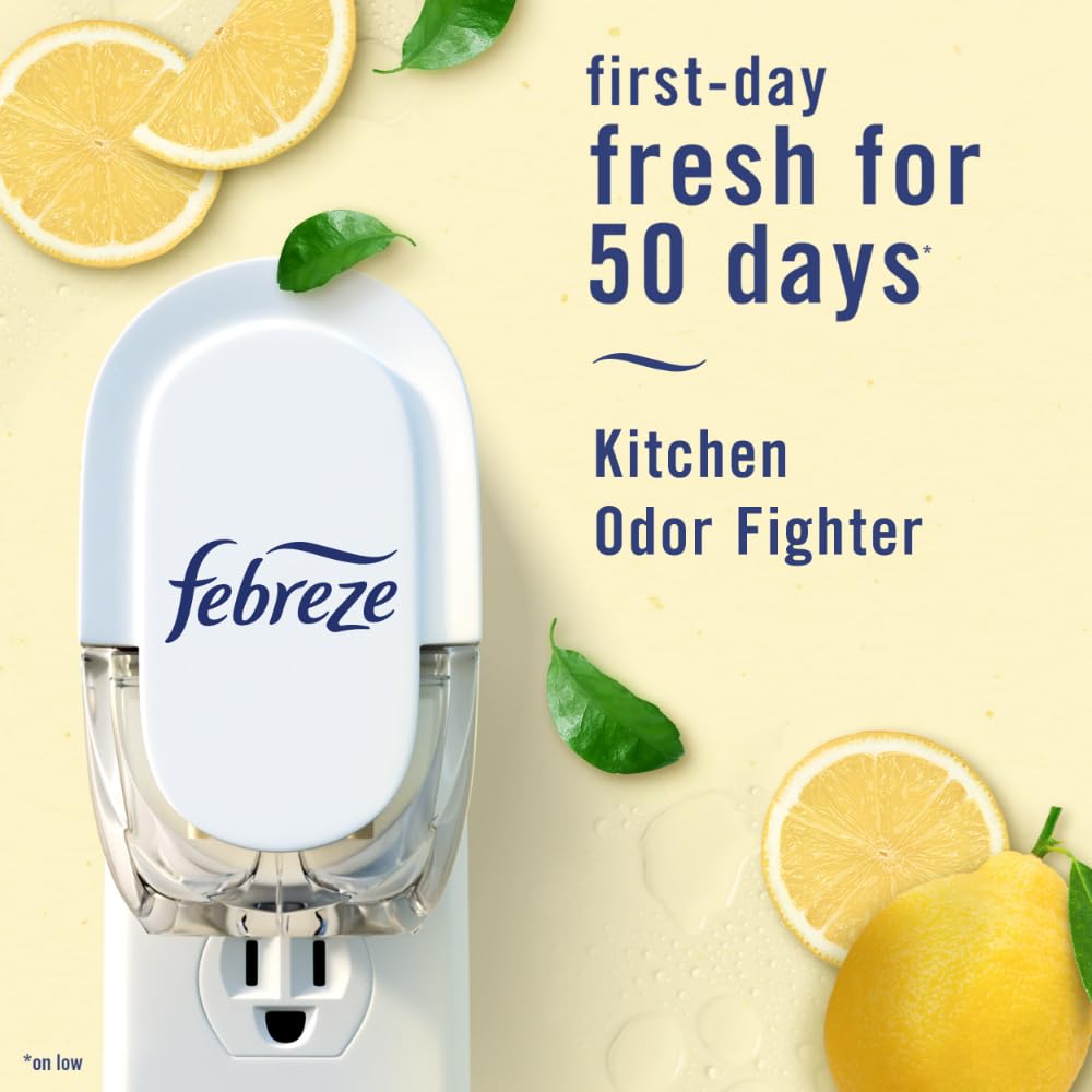 Foto 4 pulgar | Ambientador Febreze Plug In Odor Fighter Kitchen 2 Recambios - Venta Internacional.