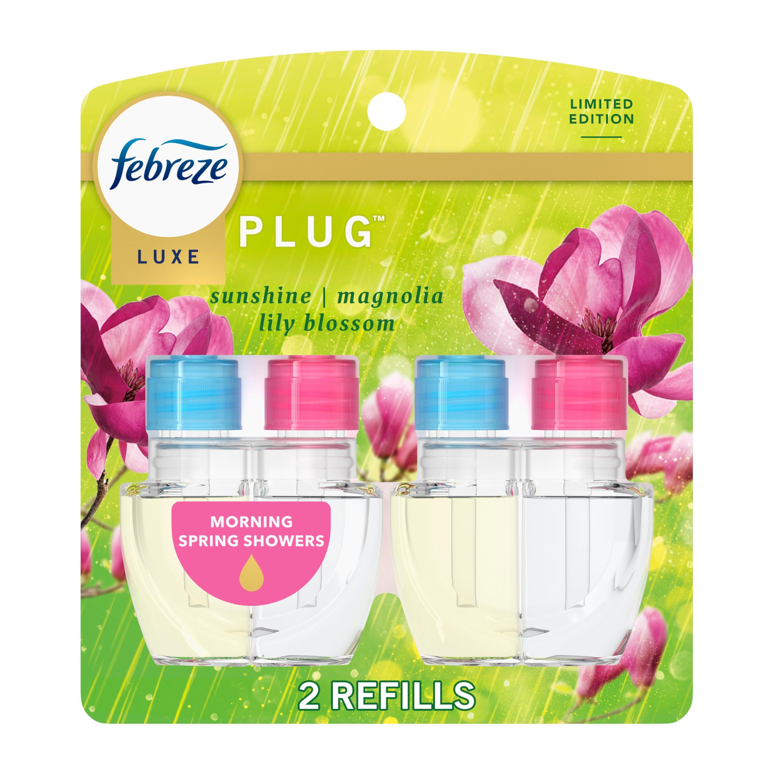 Foto 2 pulgar | Ambientador Febreze Plug In Morning Spring Showers  2 Recambios - Venta Internacional.