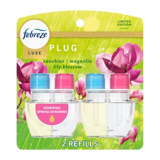 Foto 1 | Ambientador Febreze Plug In Morning Spring Showers 2 Recambios - Venta Internacional.