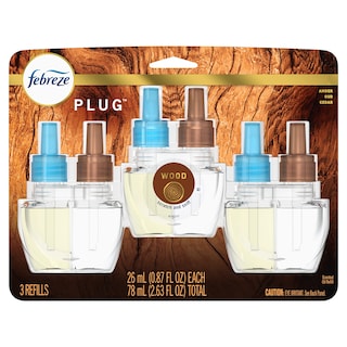 Foto 1 | Ambientador Febreze Origins Fade Defy Plug Wood 26 Ml X3 - Venta Internacional.