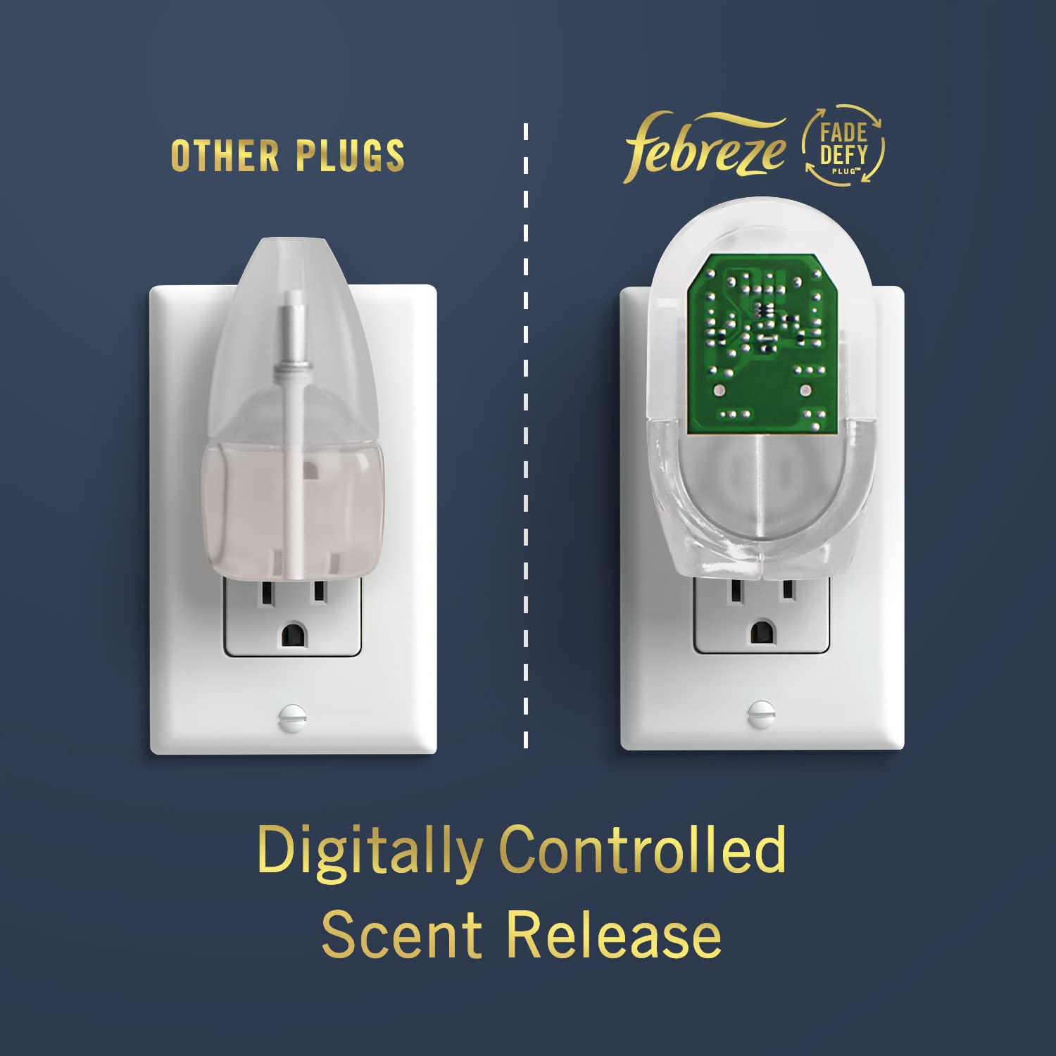 Foto 8 pulgar | Ambientador Febreze Origins Fade Defy Plug Wood 26 Ml X3 - Venta Internacional.