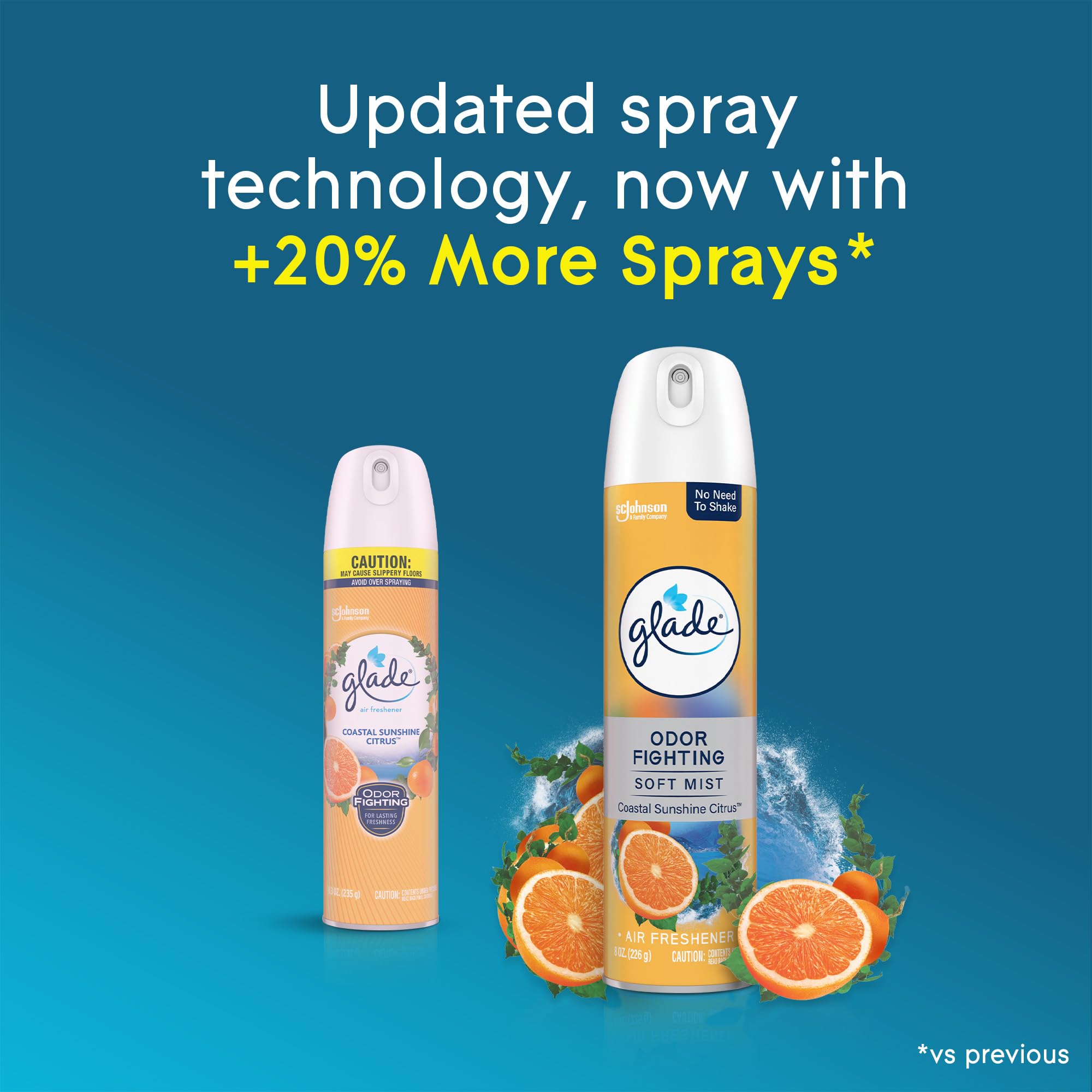 Foto 4 pulgar | Ambientador De Habitación Glade Coastal Sunshine Citrus  6 X 240 Ml - Venta Internacional.