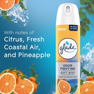 Foto 4 | Ambientador De Habitación Glade Coastal Sunshine Citrus 6 X 240 Ml - Venta Internacional.
