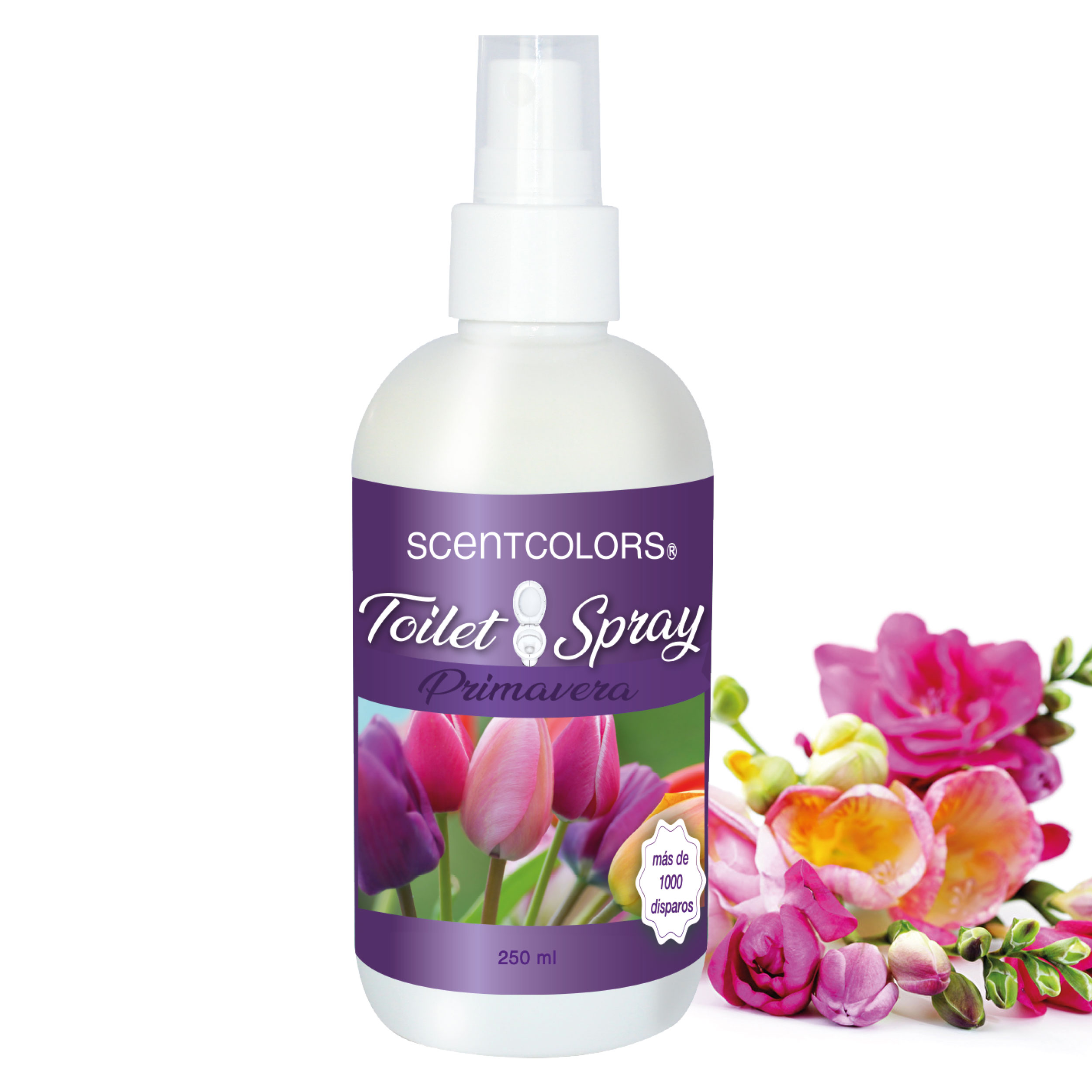 Foto 2 pulgar | Toilet Spray para Antes de Ir al Baño - Aromatizante para WC - Scent Colors - 250 ml, Primavera