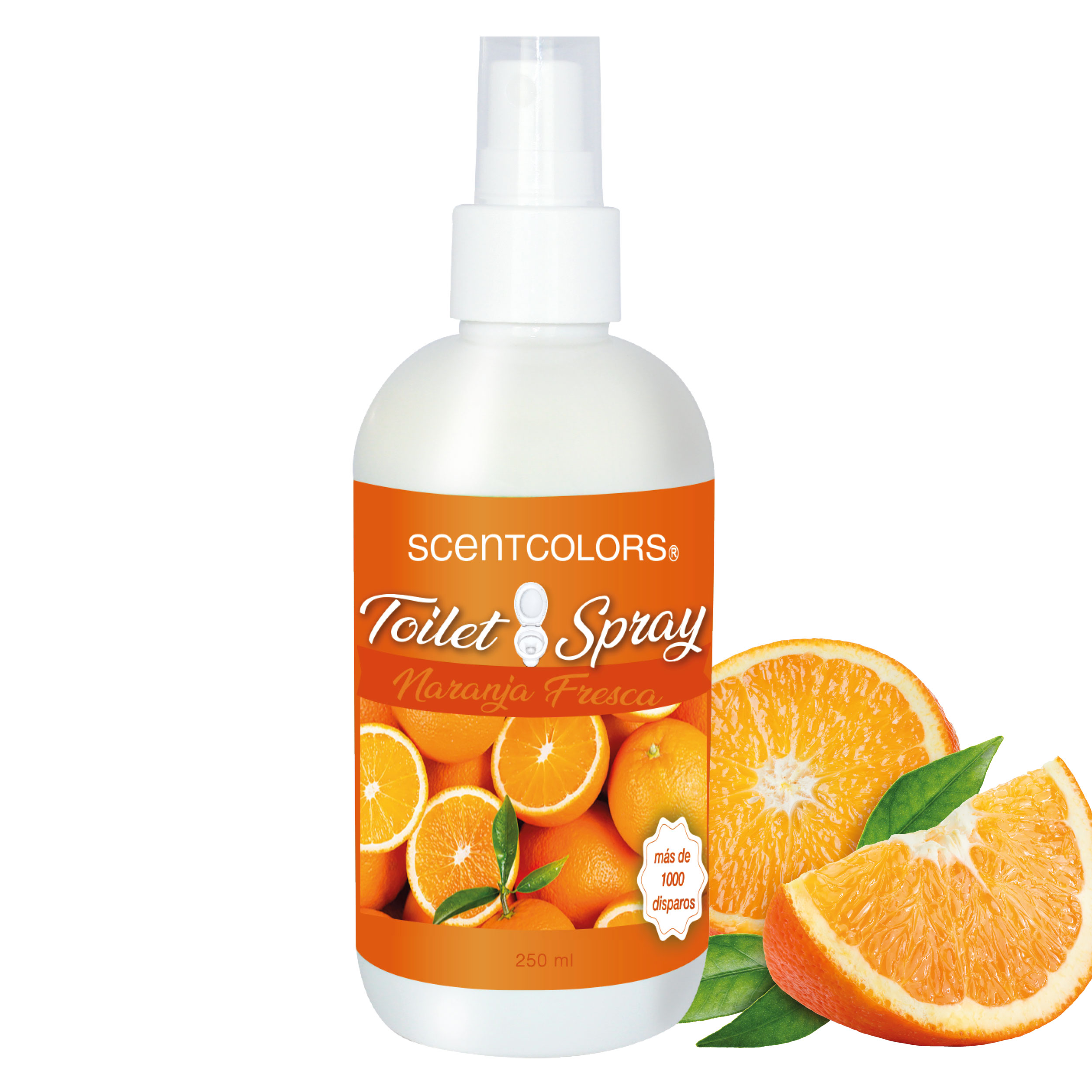 Foto 2 pulgar | Toilet Spray para Antes de Ir al Baño - Aromatizante para Wc -scent Colors - (250 Ml, Naranja Fresca)